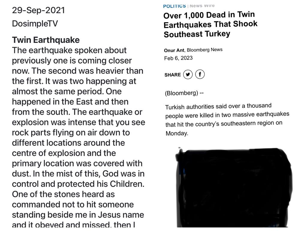 Twin Earthquake